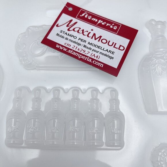 Stamperia Mixed Media Crafting Bundle Mould Metallic Pigment Ink Pad Stencil - Picture 15 of 16